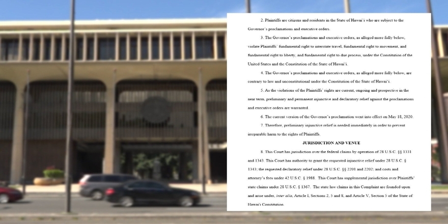 Hawaii Covid-19 Proclamations Lawsuit | Attorneys for Freedom Law Firm